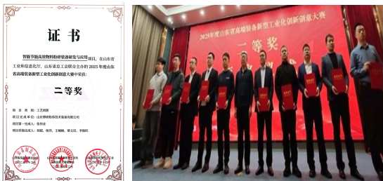 热烈祝贺博研粉体荣获2025年度山东省高 端装备新型工业化创新创意大赛（工艺创新类）决赛二等奖